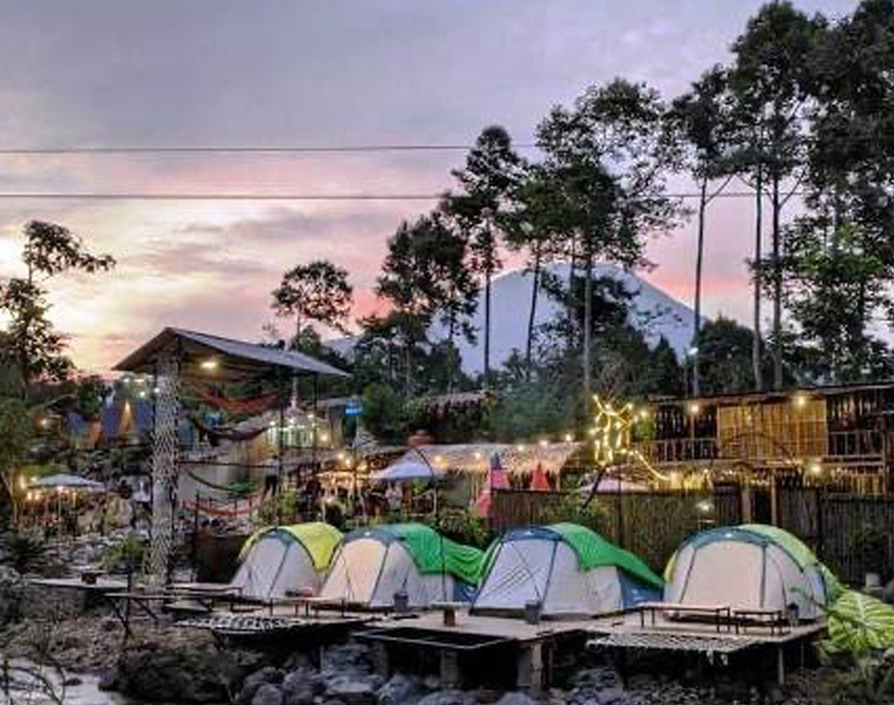 Riverside Dusun Camp Outdoor Glamping, Destinasi Wisata Baru di Kota Pagaralam Nikmati Aliran Ayek Selangis