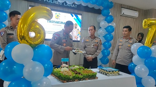 Tasyakuran HUT Polantas ke 67 di Kabupaten Lahat