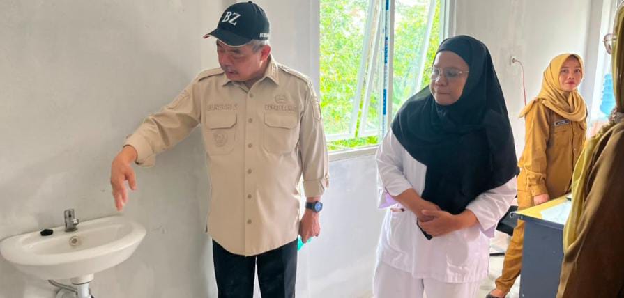 Bupati Bursah Zarnubi Pastikan Puskesmas Pagar Gunung Dibangun Sesuai Standar