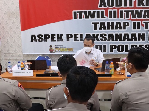 Tim Itwasum Mabes Polri Sambangi Polres Lahat, Ini Agendanya