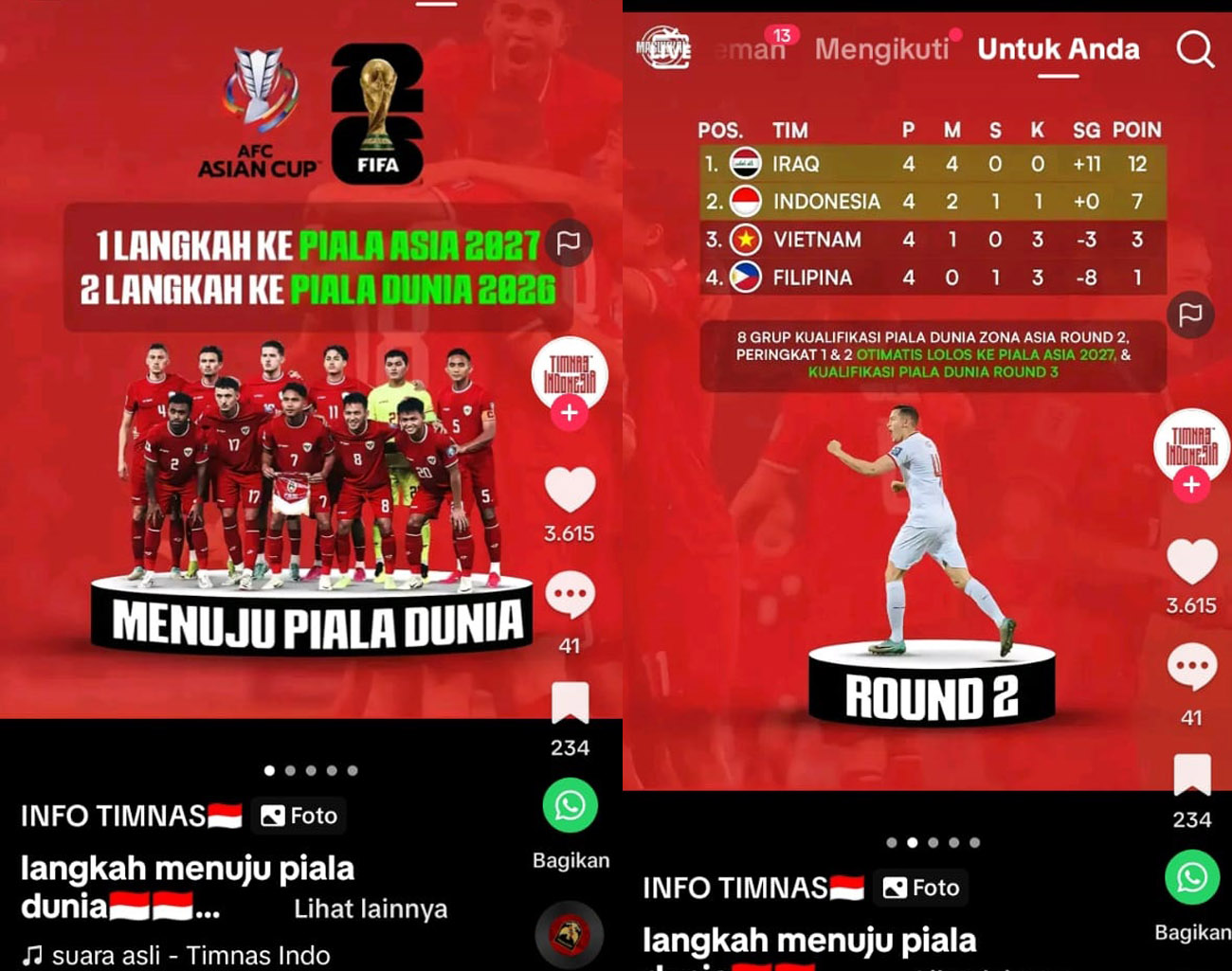 Peluang Timnas Indonesia Lolos Kualifikasi Piala Dunia 2026 Terbuka Lebar