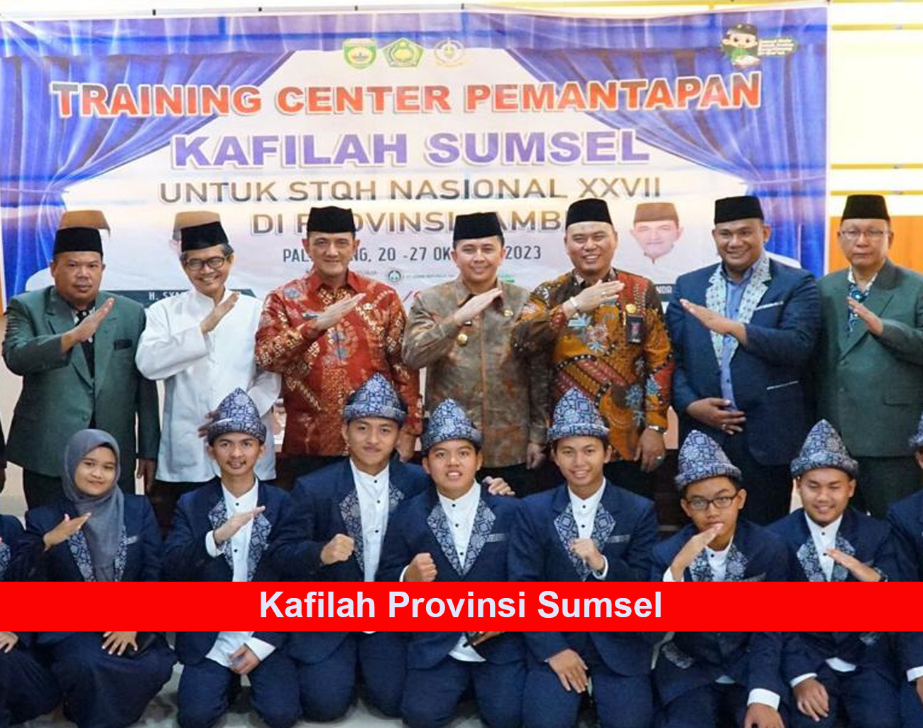 Masuk Tiga Besar, Kafilah Provinsi Sumsel Jadi yang  Terbaik di Luar Pulau Jawa pada Ajang STQH Nasional 2023