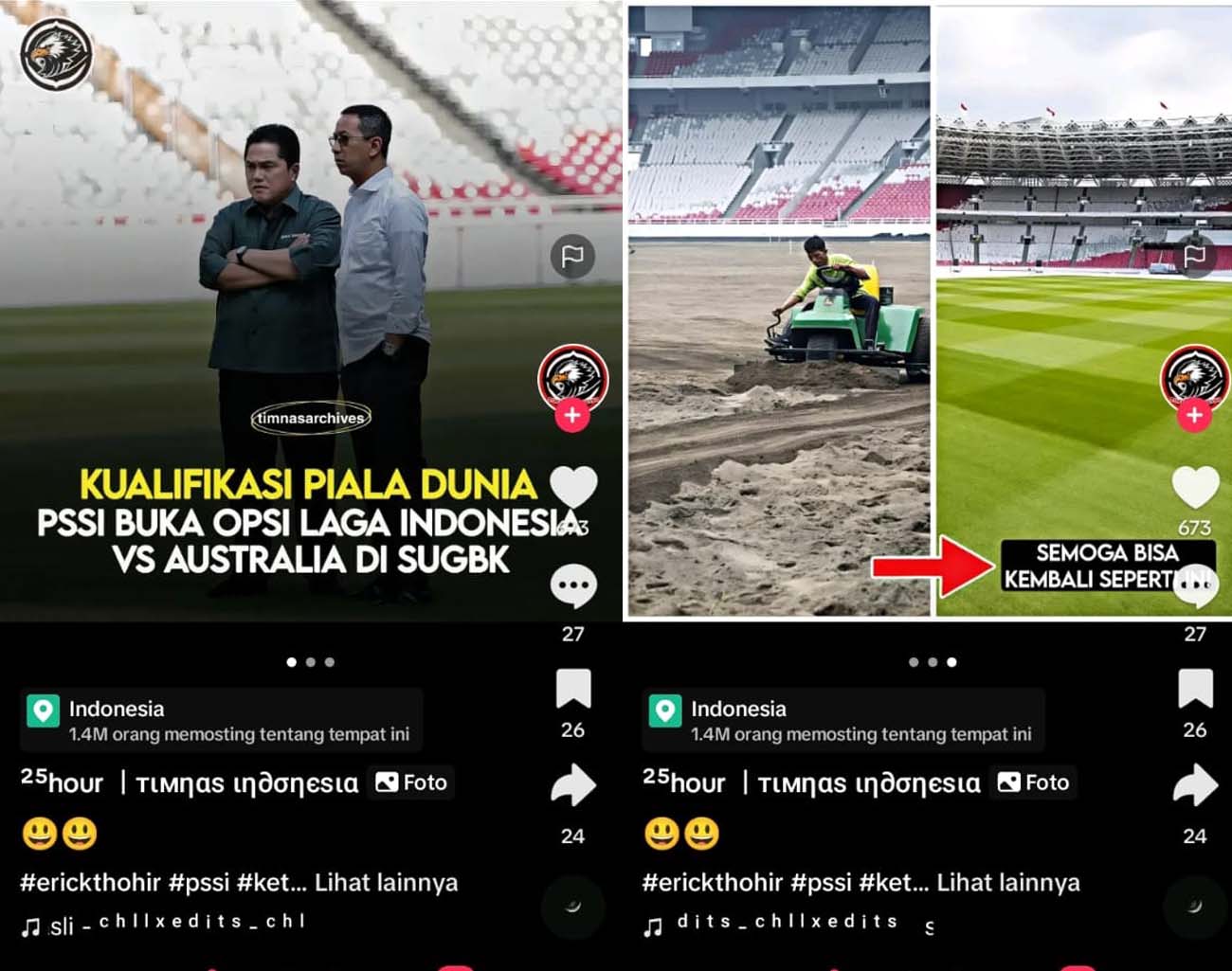 Inilah Alasan Erick Thohir Indonesia vs Australia di GBK, Bukan Gelora Bung Tomo, Kualifikasi Piala Dunia 2026