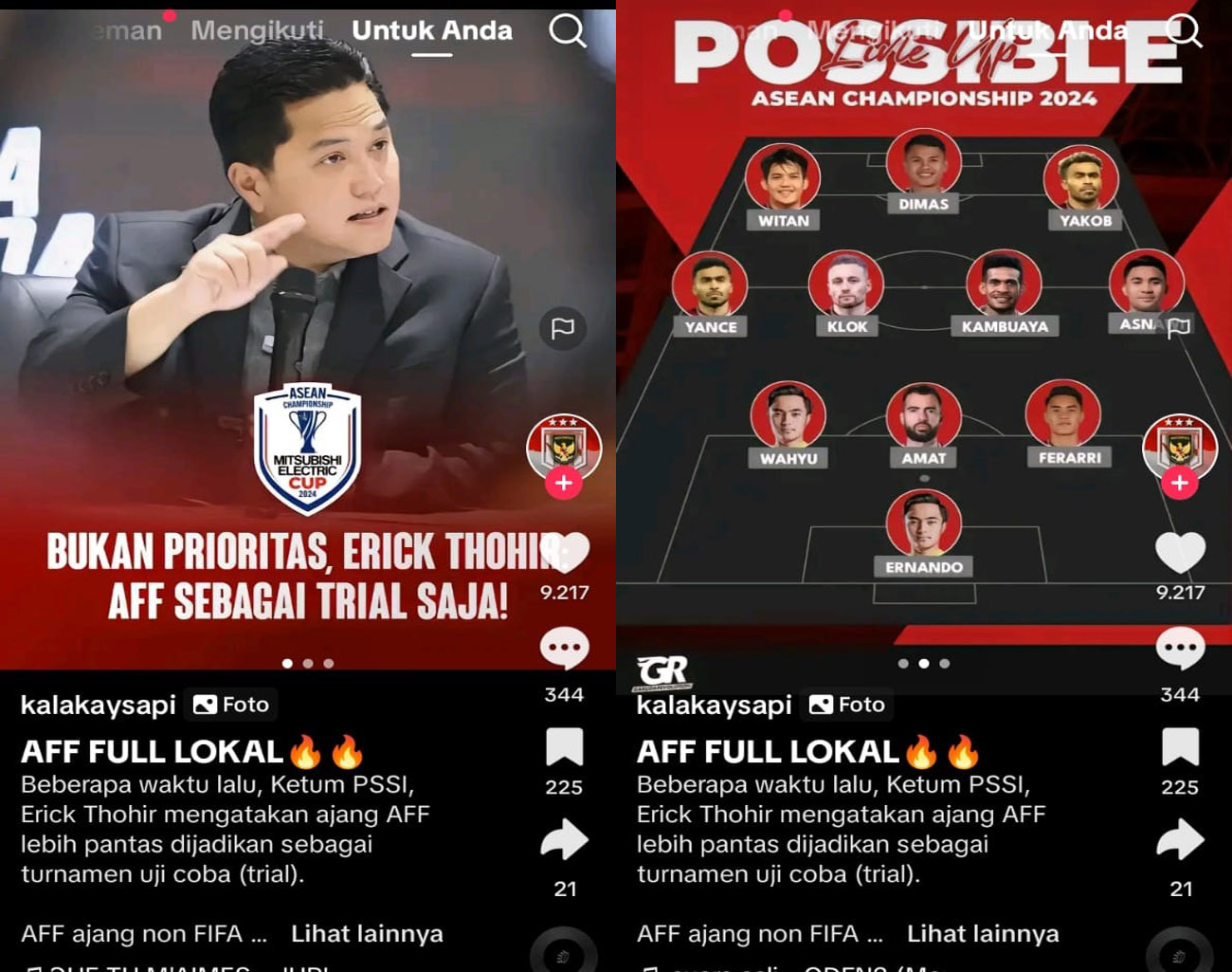 Erick Thohir: Piala AFF Anggap Trial (Uji Coba), Bukan Prioritas PSSI dan Shin Tae Young