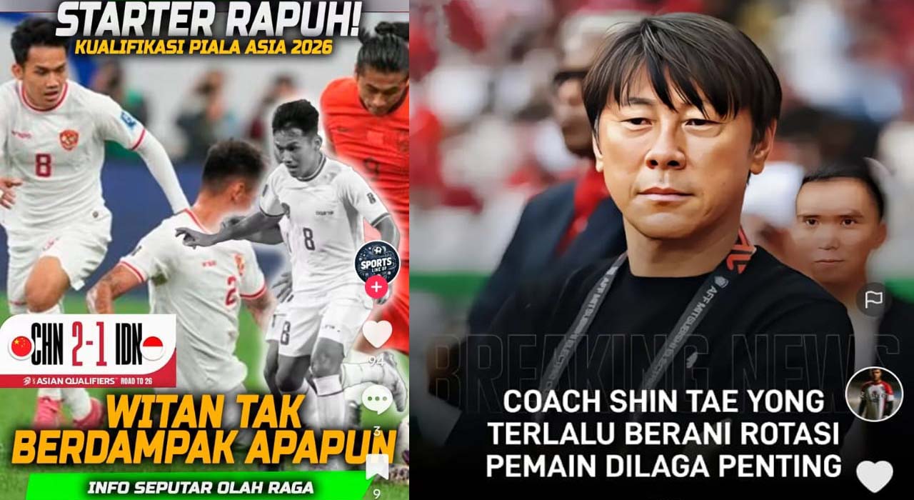 Inilah Alasan Shin Tae Young, Mainkan Witan Sulaeman, Indonesia vs China, Kualifikasi Piala Dunia 2026