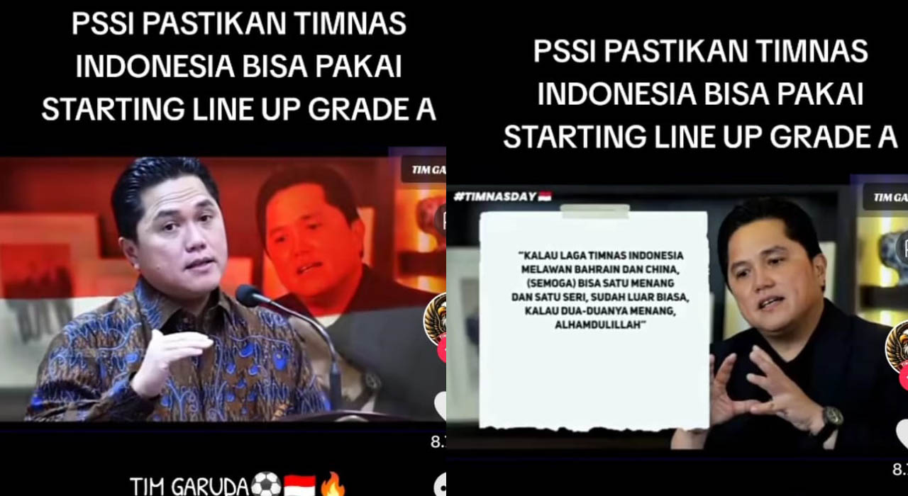 Permintaan Khusus Erick Thohir, Indonesia Hadapi Bahrain dan China, Kualifikasi Piala Dunia 2026