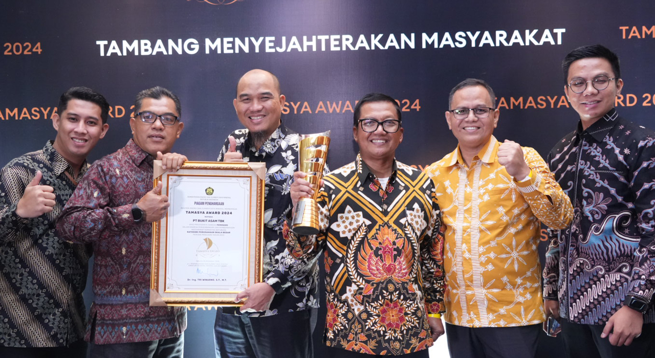 Terus Berdayakan Masyarakat, Bukit Asam (PTBA) Dianugerahi Tamasya Award oleh Kementerian ESDM 