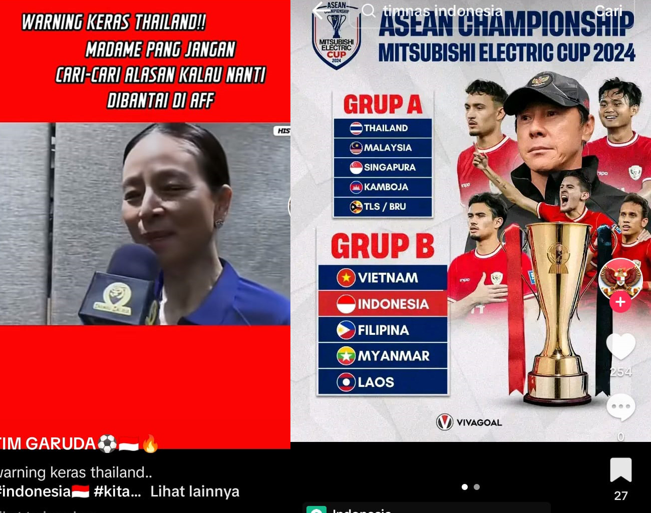 Madam Pang Tunggu Indonesia, Piala AFF 2024, Ambisi Besar Thailand, Kualifikasi Piala Dunia 2026