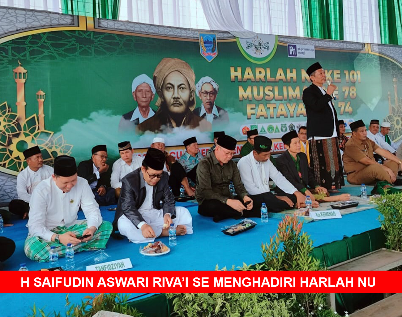 Bupati Lahat Periode 2008-2018 H Saifudin Aswari Rivai SE Terima Penghargaan NU Award 2024