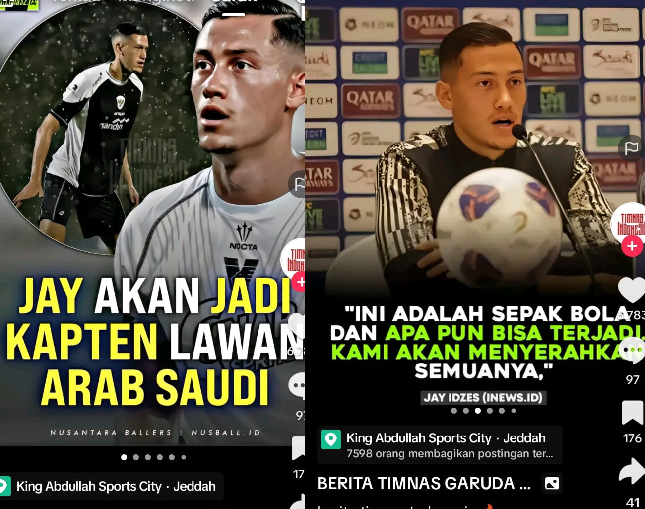 Harapan Jay Idzes, Kapten Baru Indonesia vs Arab Saudi, Pemain Venezia Italia, Kualifikasi Piala Dunia 2026