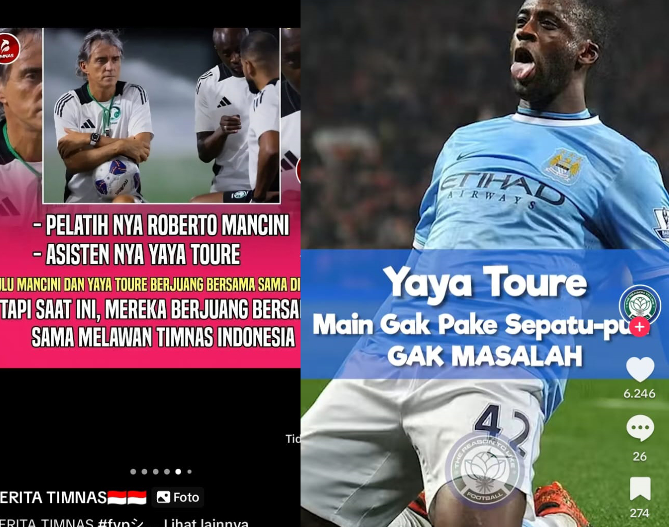 Roberto Mancini Rekrut Yaya Toure, Manchester City Hadapi Indonesia, Kualifikasi Piala Dunia 2026