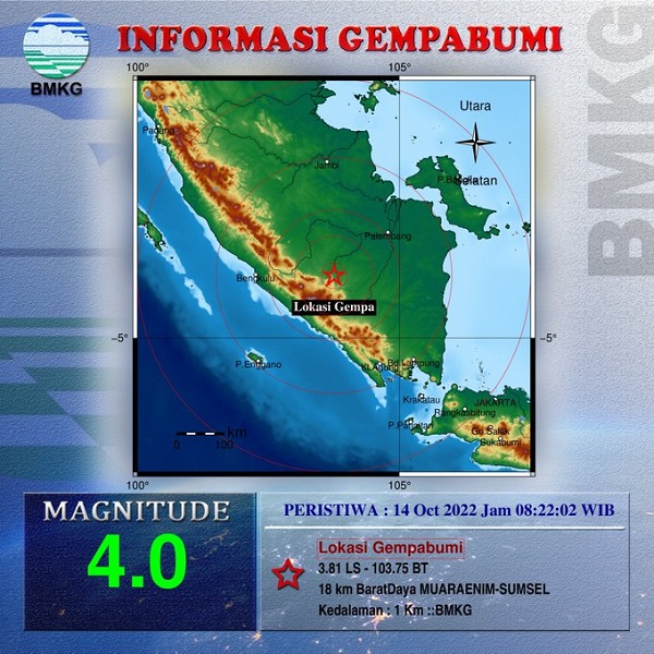 Pegawai Tambang Batubara di Merapi Area Rasakan Gempa Bumi