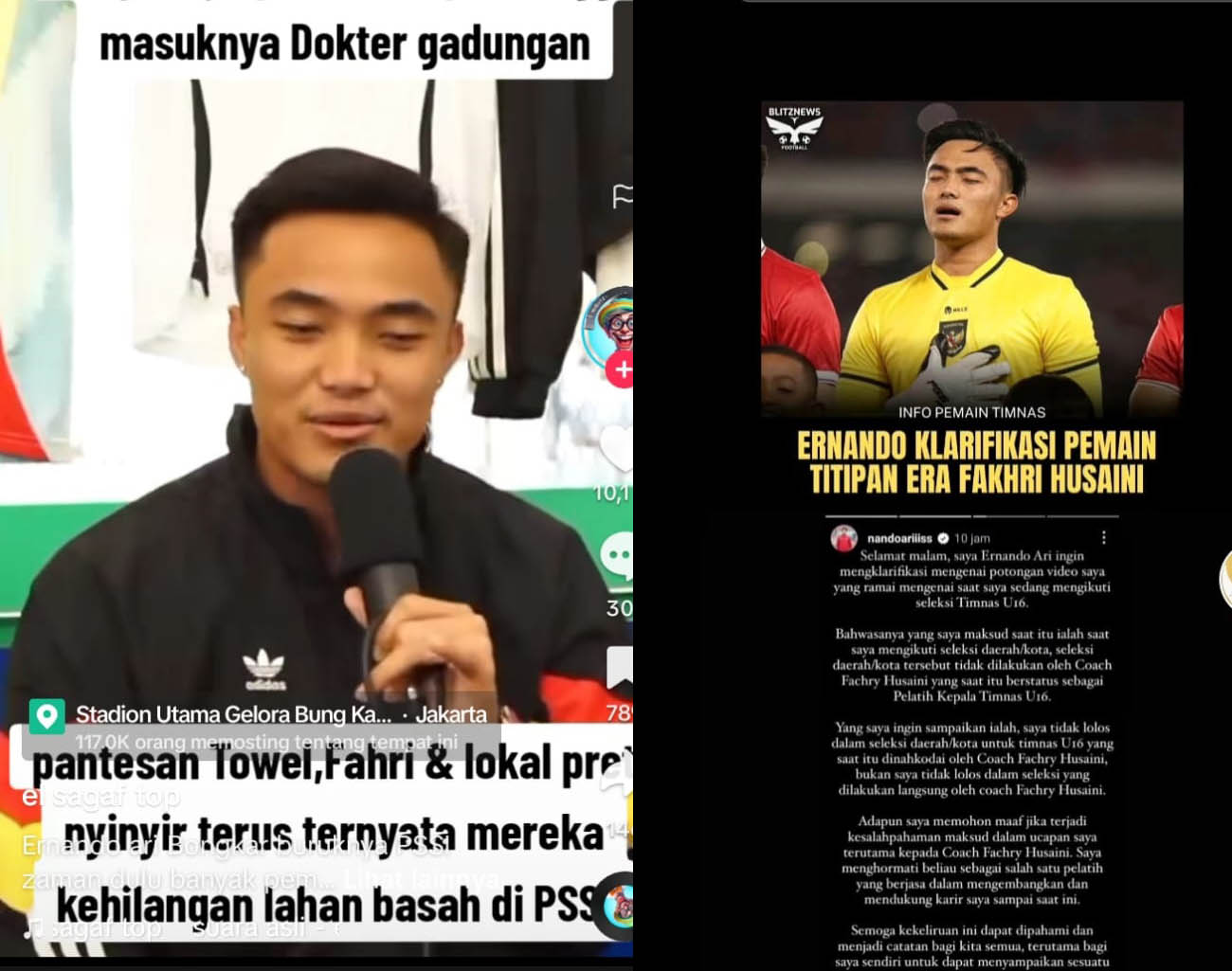 Mengerikan Judi Bola, Pemain Titipan, Ucapan Ernando Ari hingga Klarifikasi, Ronde 3 Kualifikasi Piala Dunia