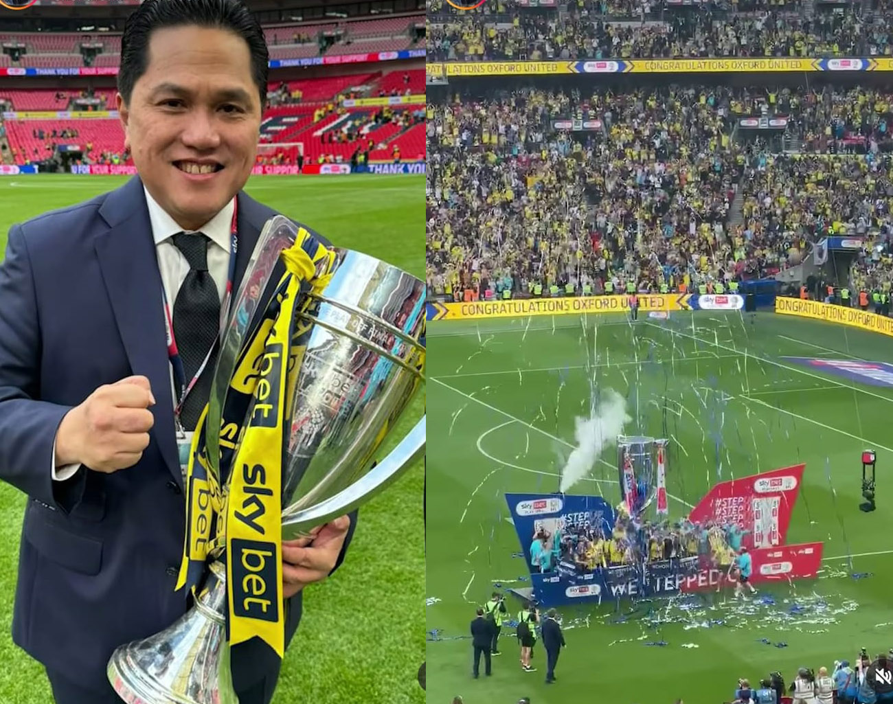 Kegembiraan Penggemar Sepak Bola Indonesia Setelah Oxford United Juara Liga 1 Inggris