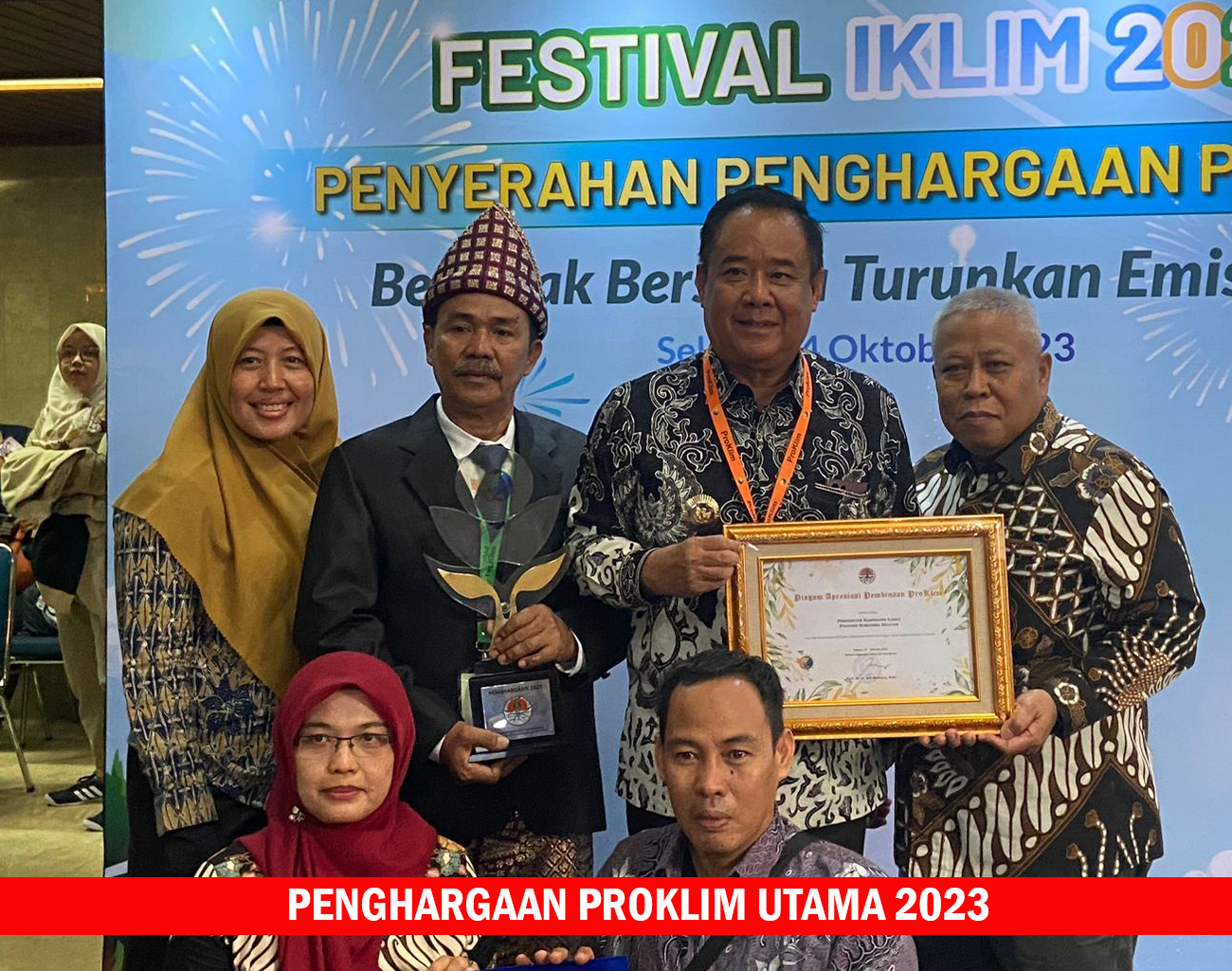 Faktor Pendukung Desa Arahan Kecamatan Merapi Timur Lahat Terima Penghargaan Proklim Utama dari Menteri KLHK