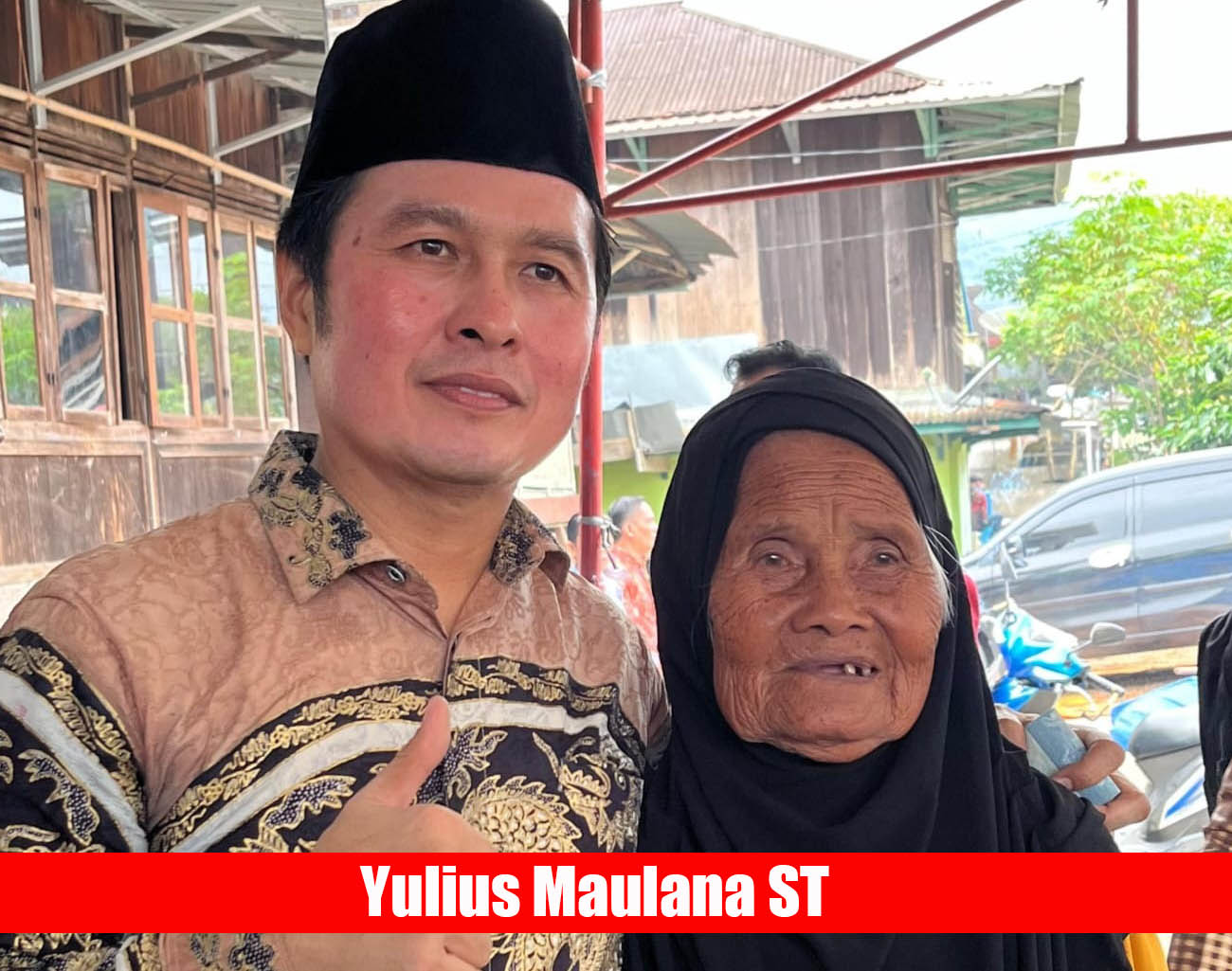 Silaturahmi ke Tanjung Sakti Pumi, Yulius Maulana Didoakan Orang Tua Jadi Bupati Lahat