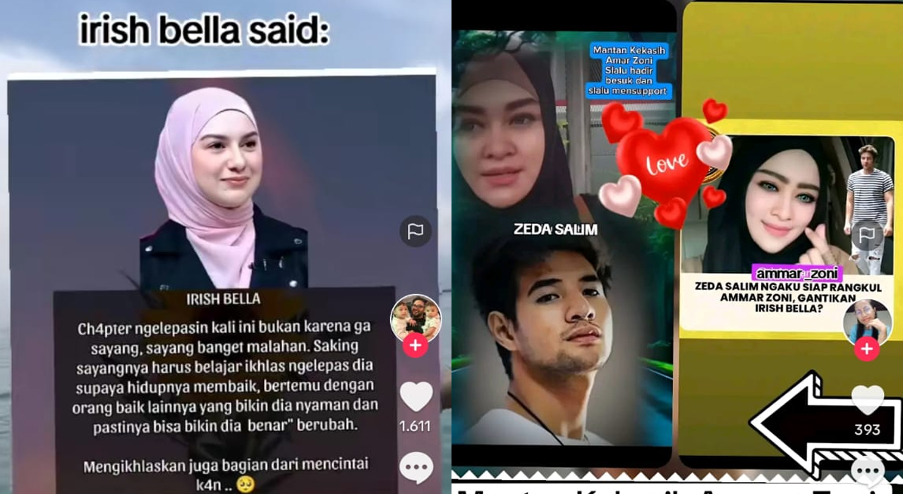 Jawaban Irish Bella, Zeda Salim Dekati Ammar Zoni, Rumah Tangga Selebriti Indonesia