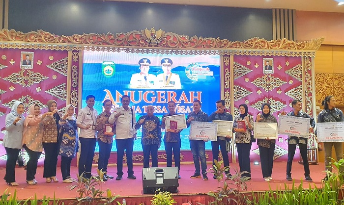 Mantap, Lahat Raih 3 Kategori Juara Penganugerahan Pesona Desa Wisata Sumsel