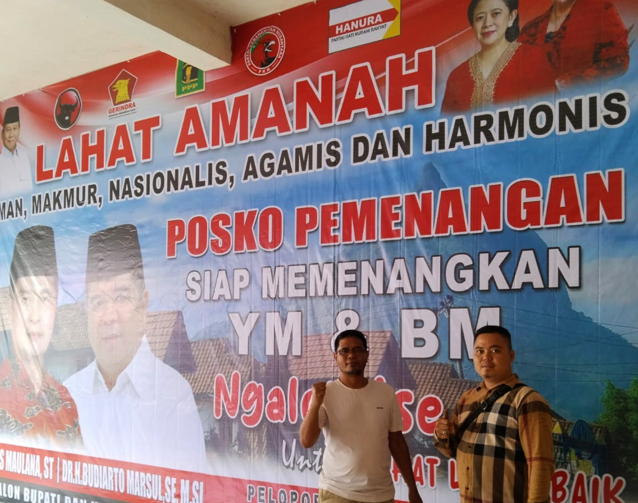 Posko Pemenangan YM-BM Kian Bertambah, Pasangan Cabup-Cawabup Lahat 2024-2029