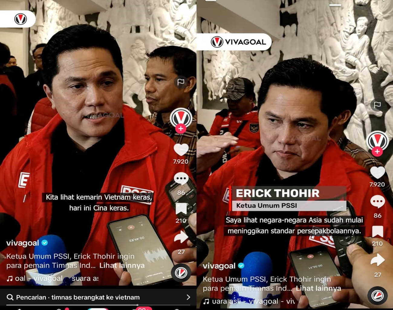 Ungkapan Erick Thohir Pemain Mental Juara, Keras bukan Kasar, Indonesis vs Filipina, Kualifikasi Piala Dunia