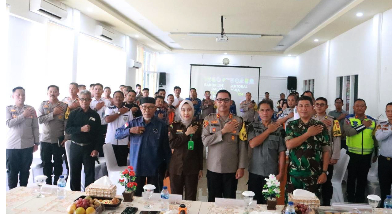 Rapat Koordinasi Lintas Sektoral Lahat, Hasilkan Kesepakatan Penting, Sambut Pengamanan Natal dan Tahun Baru