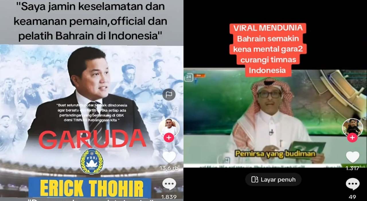 Jawaban Erick Thohir, Jamin Keselamatan Pemain, PSSI Tolak Permintaan Bahrain, Kualifikasi Piala Dunia 2026