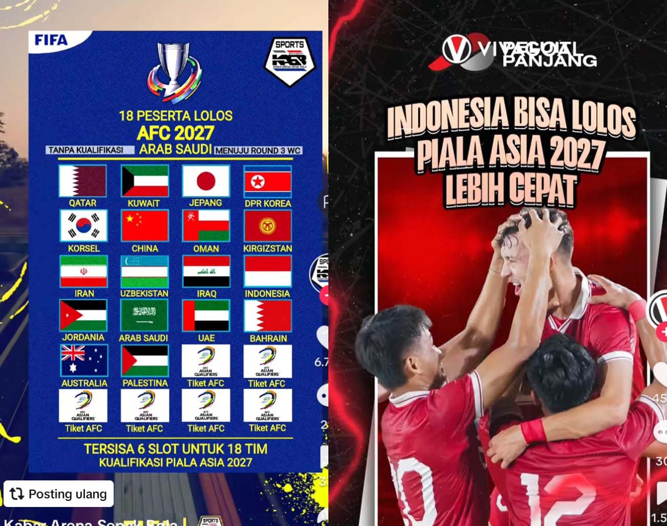 Inilah Rekor Indonesia Sepanjang Sejarah Sepak Bola, Lolos Piala Asia 2027 Tanpa Kualifikasi, Piala Dunia 2026