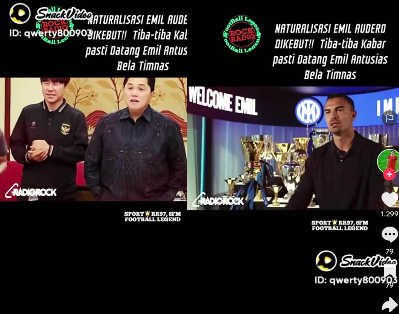 Maarten Paes Belum Jelas, Erick Thohir Buka Peluang Emilio Audero Gabung Timnas, Kualifikasi Piala Dunia 2026