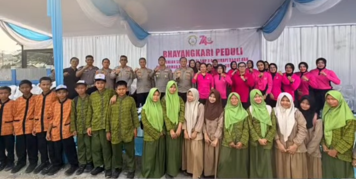 Kapolsek Merapi Barat Hadiri Zoom Peresmian Sumur Bor dan Bedah Rumah Bhayangkari Peduli