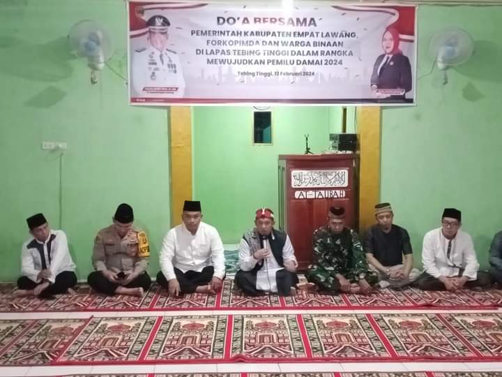 Jelang Pemungutan dan Penghitungan Suara Pj Bupati Empat Lawang Hadiri Doa dan Dzikir Bersama Warga Binaan 