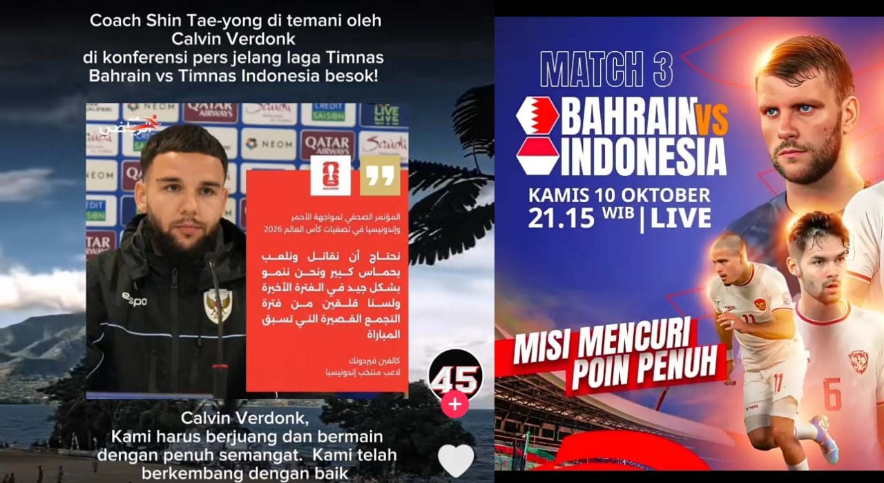 Calvin Verdonk Brewok, Alasan Shin Tae Young, Jumpa Pers Indonesia vs Bahrain, Kualifikasi Piala Dunia 2026