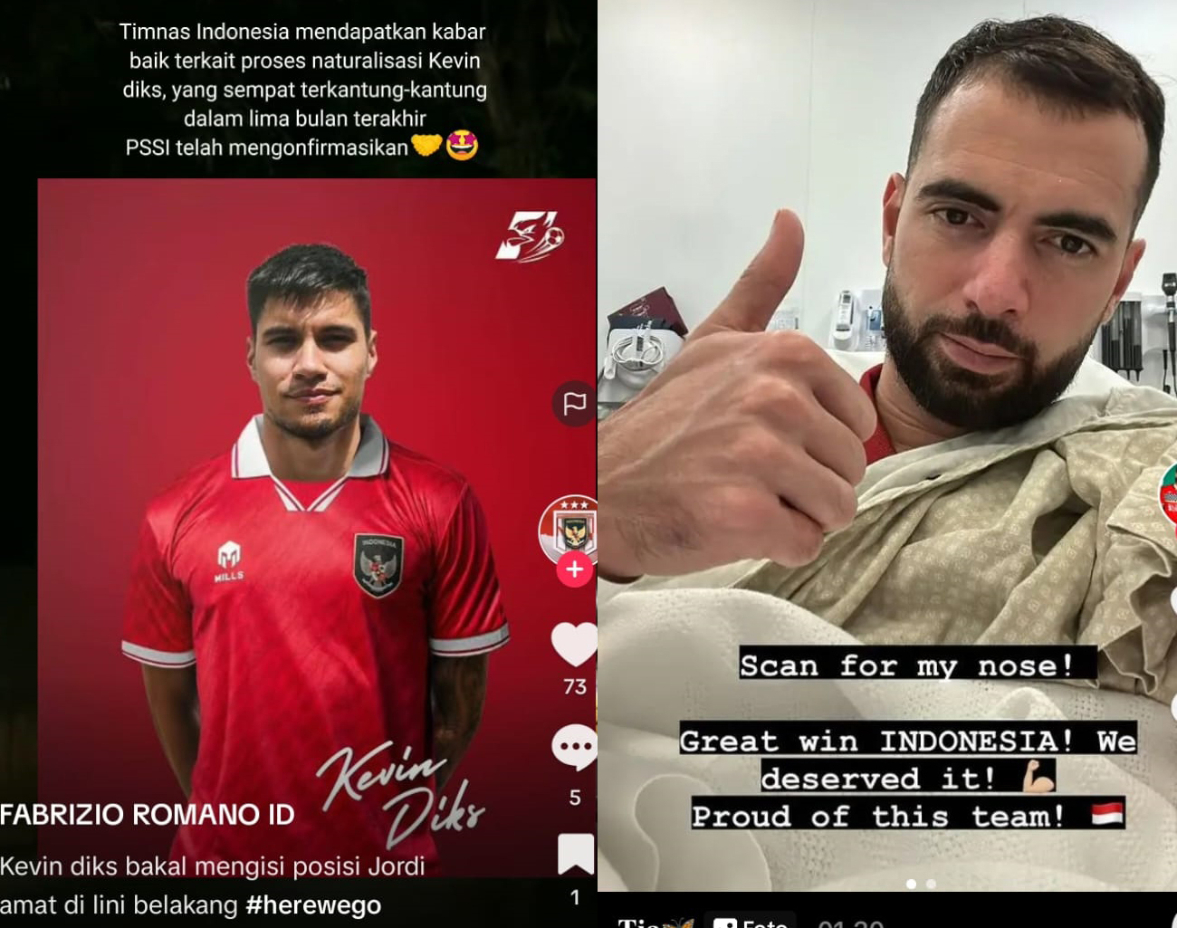 Kevin Diks Gabung Indonesia, Gantikan Jordi Amat Cedera, Pemain Keturunan, Kualifikasi Piala Dunia 2026