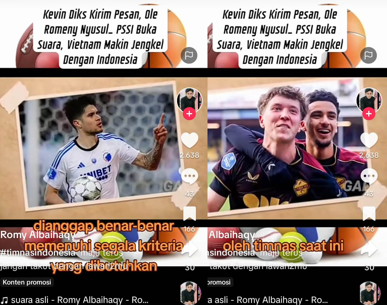 Kevin Diks Gabung Indonesia, Oley Romeny Menyusul, Vietnam Jengkel, Kualifikasi Piala Dunia 2026