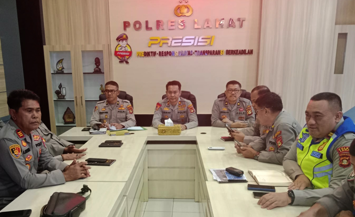 Polres Lahat Gelar Latihan Pra Operasi (La Pra Ops) Ketupat Musi 2025, Persiapan Pengamanan Lebaran 1446 H