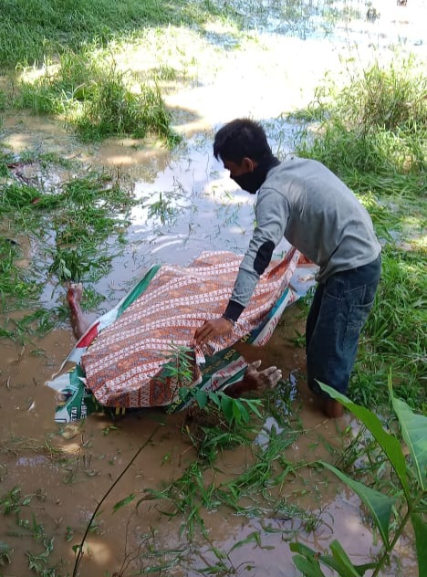 Lagi Nangguk Temukan Mayat Hanyut di Sungai Lematang