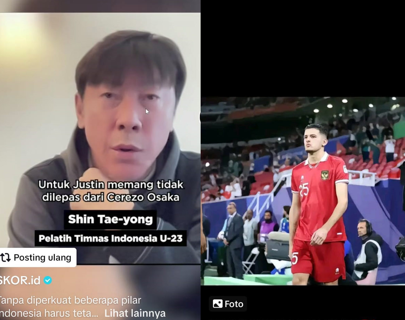 Indonesia vs Guinea, Shin Tae Young Akui Kesulitan Tanpa Justin Hubner dan Ridho Play Off Olimpiade Paris 2024