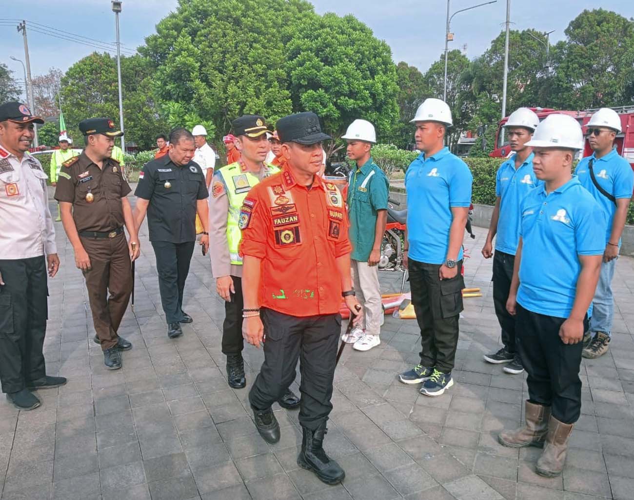 Pj Bupati Empat Lawang Fauzan Khoiri Denin Pimpin Apel Siaga Karhutla, Sampaikan Pesan ini