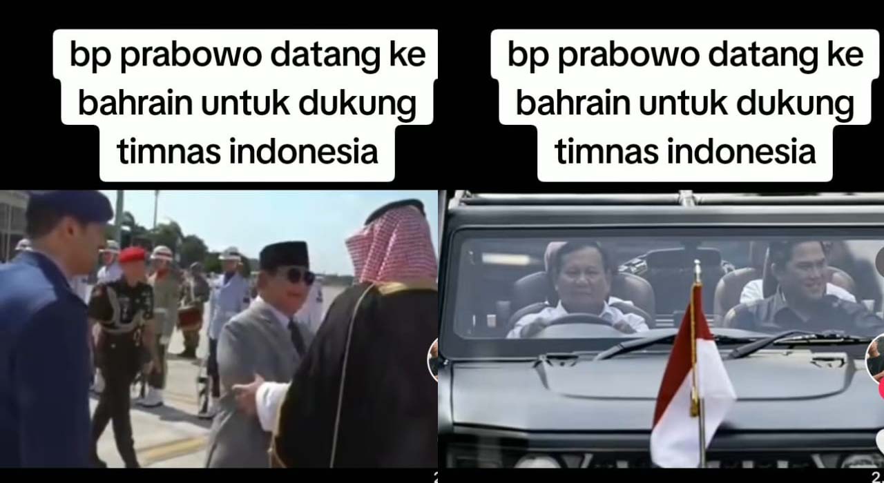 Dukungan Prabowo kepada Timnas Indonesia, Datangi Bahrain, Kualifikasi Piala Dunia 2026