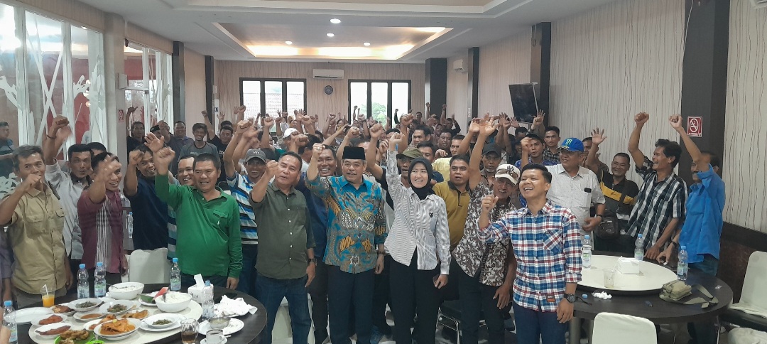 Giliran Relawan Kecamatan Kota Lahat Rapatkan Barisan Siap Menangkan BZ-WIN Pada Pilkada Lahat