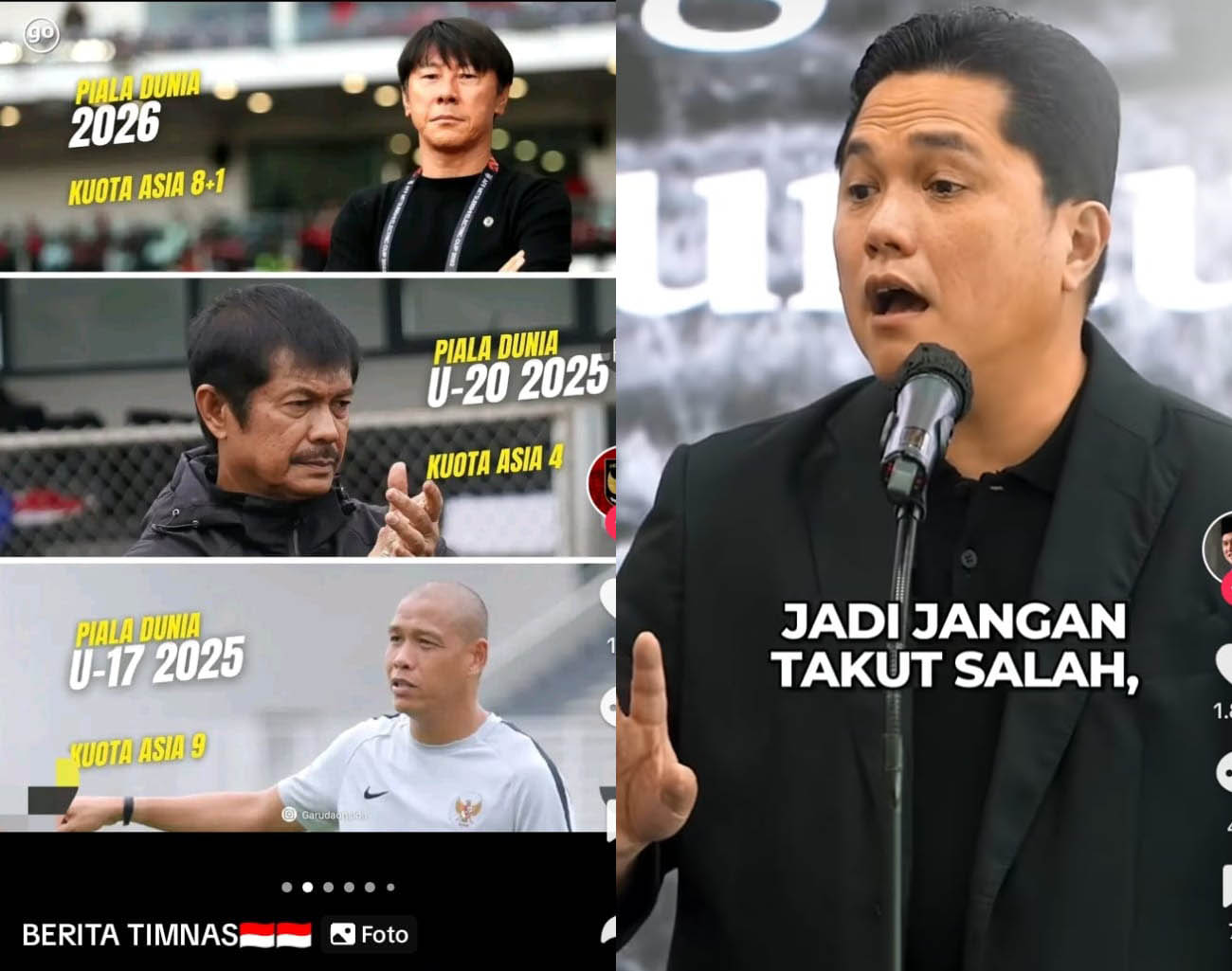 Inilah Target 3 Pelatih Timnas Indonesia, Ketua PSSI Erick Thohir, Ronde 3 Kualifikasi Piala Dunia 2026