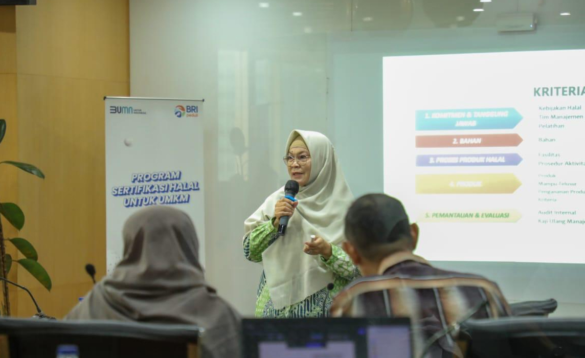 Dorong Daya Saing UMKM, BRI Fasilitasi Sertifikasi Halal bagi UMKM melalui Program BRI Peduli