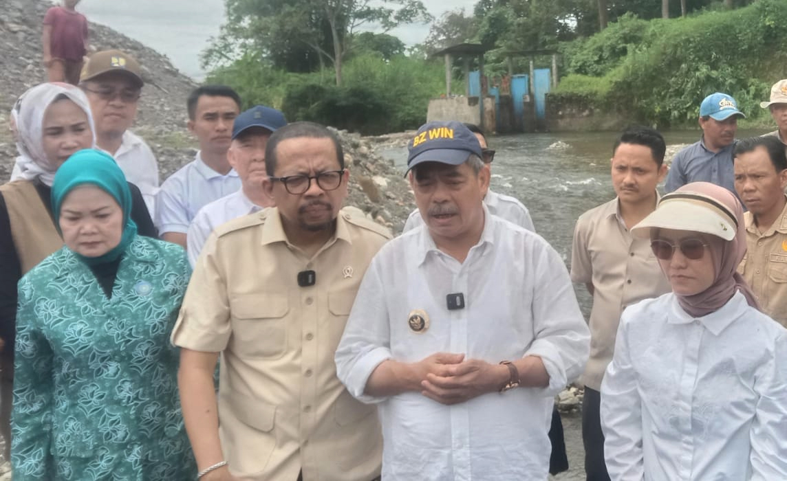 Bendungan Irigasi Nasional Dibangun di Desa Pagar Jati Kabupaten Lahat Tahan 100 Tahun 