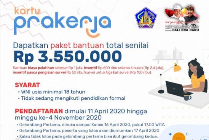 Sebelum Daftar Kartu Prakerja Gelombang 60 Lihat dulu ini syaratnya