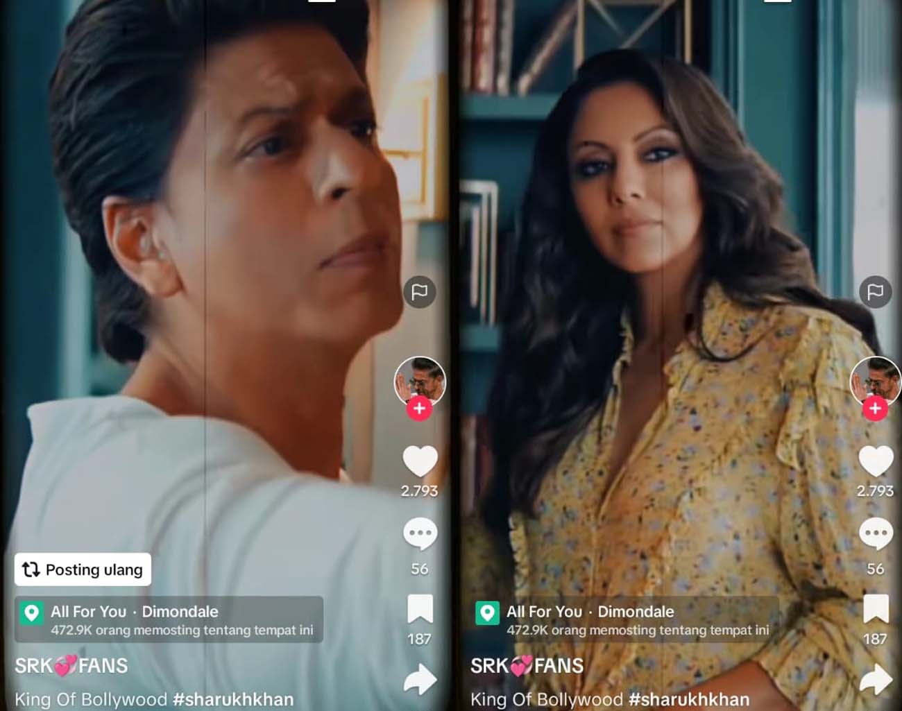 SRK-Gauri Khan Menyala, King Of Bollywood, Aktor Film India, Shah Rukh Khan Dikabarkan Meninggal Sakit Sembuh