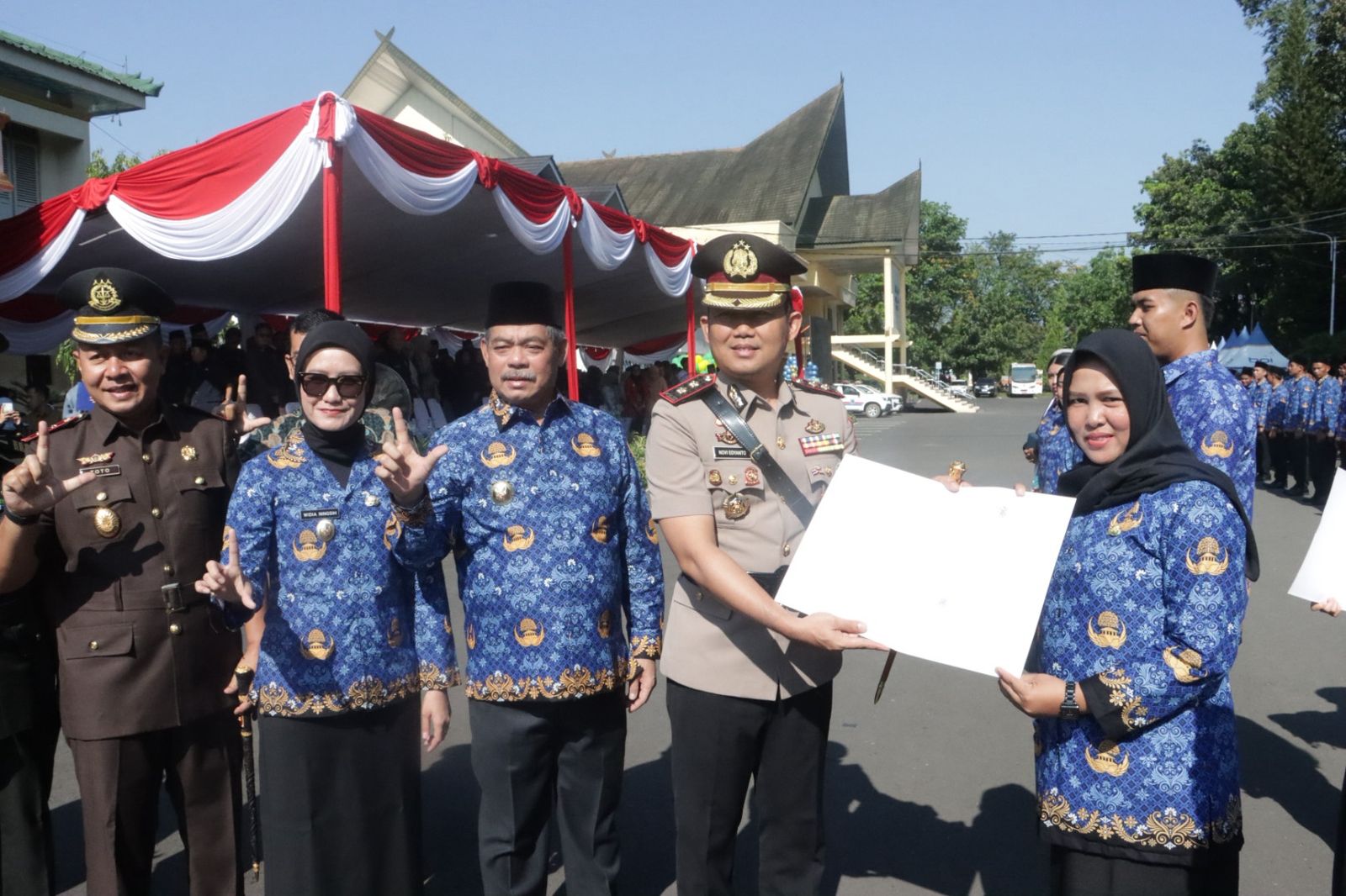 Pelantikan PPPK, Kapolres Lahat Kerahkan Personel Pengamanan Terbuka dan Tertutup