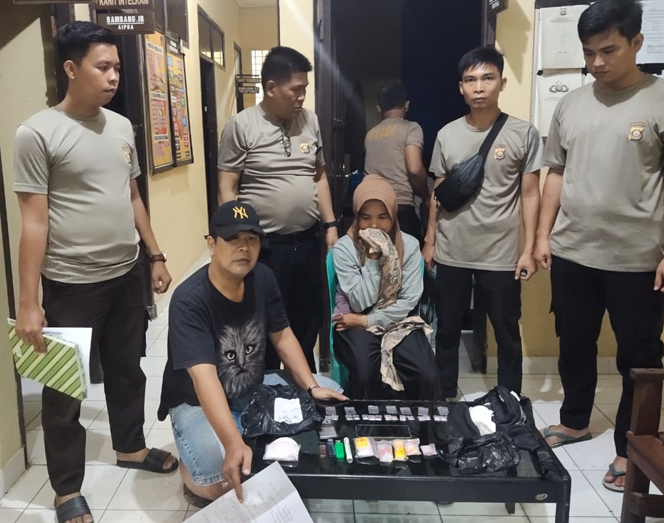 Gawat, Ibu Rumah Tangga Jadi Pengedar Sabu sabu, ini Buktinya Polsek Kikim Timur Polres Lahat Temukan 17 Paket