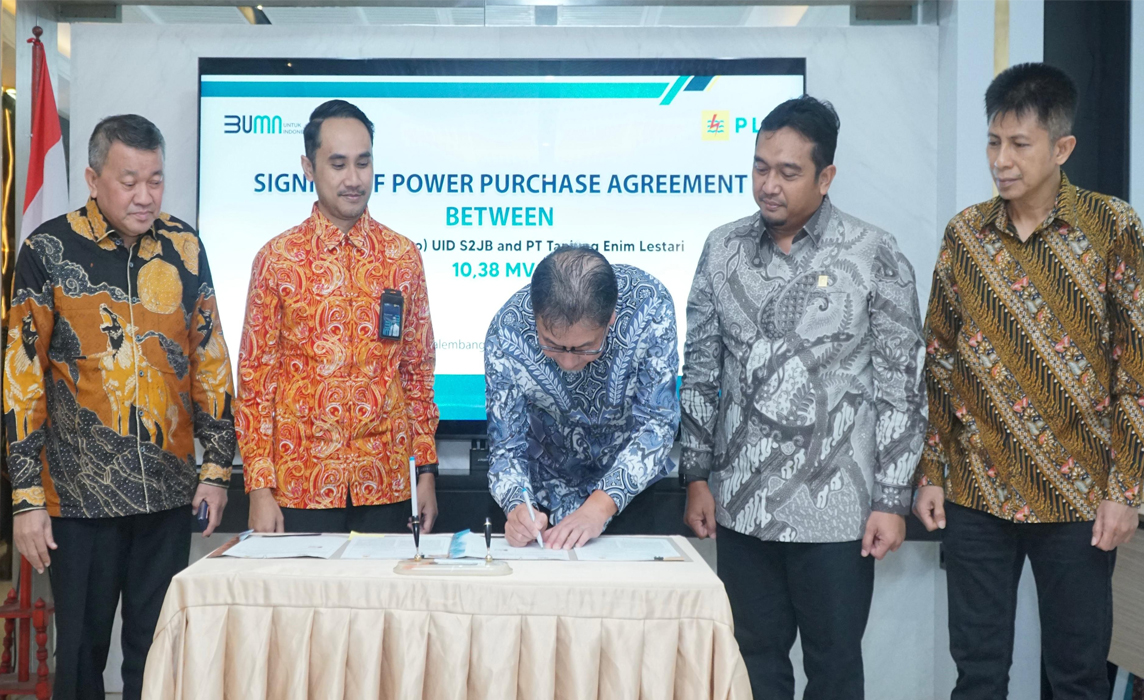 PLN dan PT Tanjungenim Lestari Pulp and Paper Sepakati Perjanjian Jual Beli Tenaga Listrik 10,38 MVA