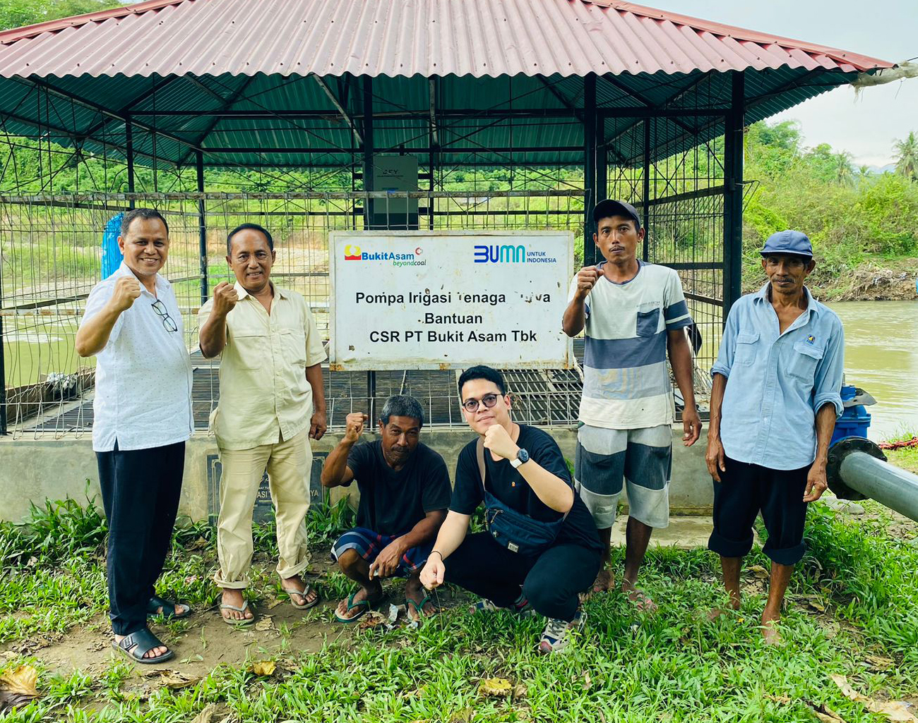 Energi Surya Bukit Asam Tingkatkan Masa Panen Petani Talawi