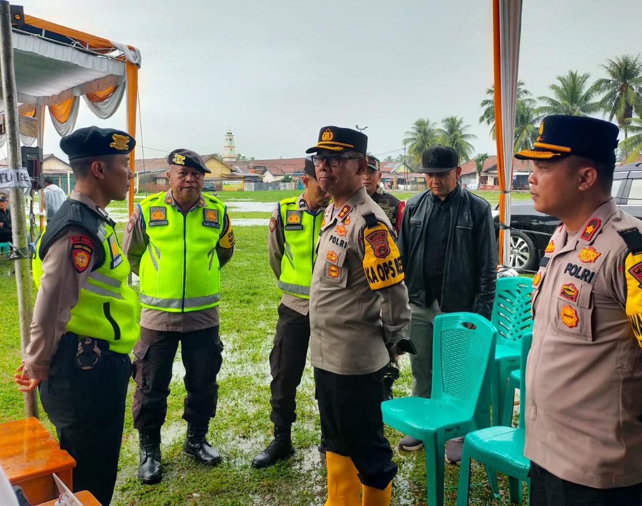 Inilah Pesan Kapolres Lahat AKBP God Parlasro S Sinaga Hadir pada Acara SIREKAP Pemilu 2024 KPU Lahat