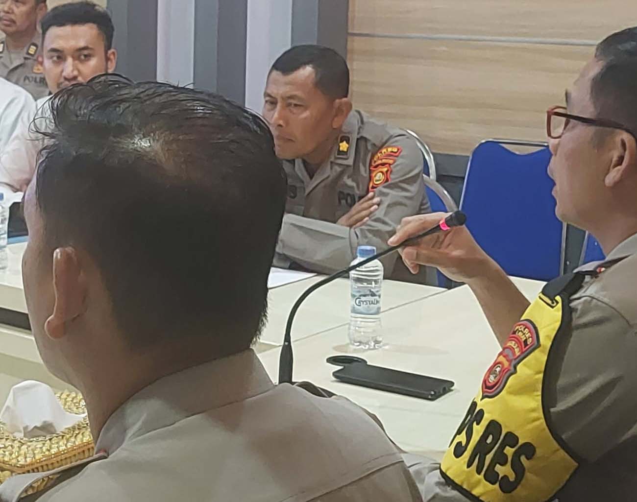 Inilah Arahan Kapolres Lahat kepada Pejabat Utama dan Polsek Jajaran, Netral Pilkada